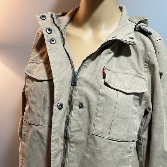 Levi Strauss Khaki Jacket with hood - Picture 5 of 13